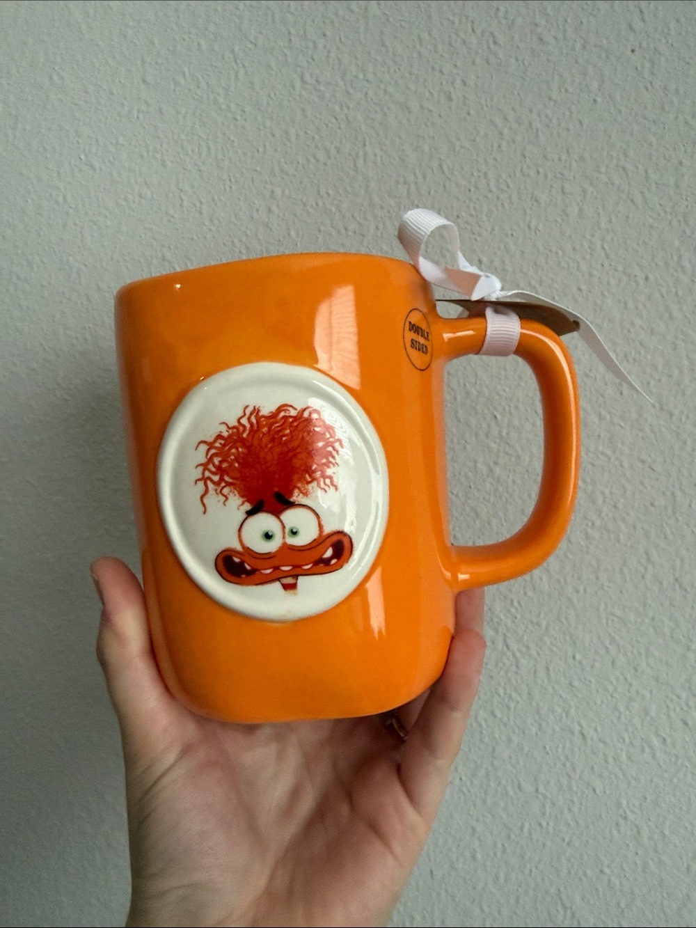 NWT Disney/Pixar x Rae Dunn Anxiety Orange Ceramic Mug